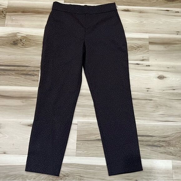 Dennis by Dennis Basso Cheetah Brown and Black Pants Women’s 6 - Picture 1 of 4